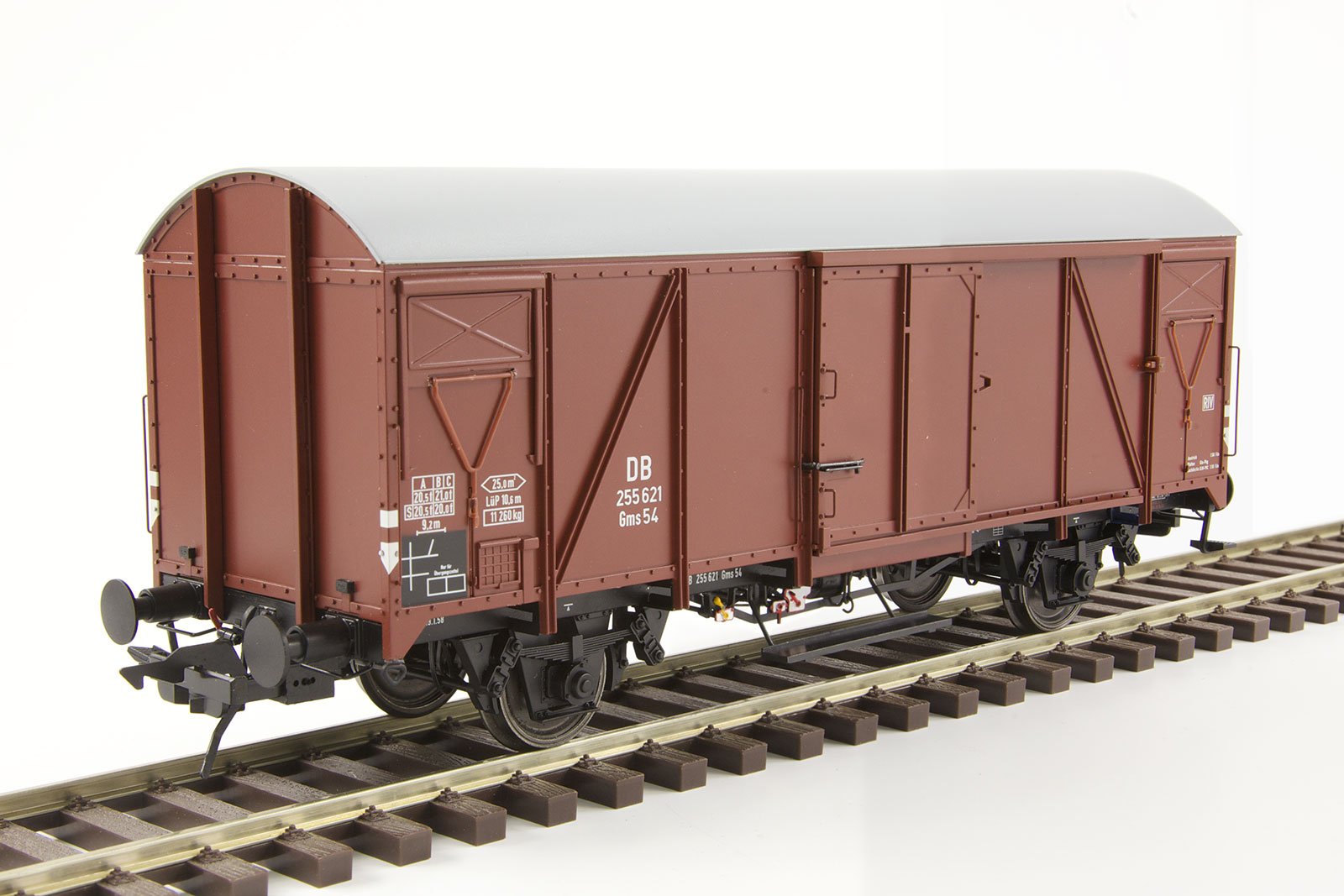 Güterwagen Gms54, DB, Ep.3, Schlussl., Nr. 255 621