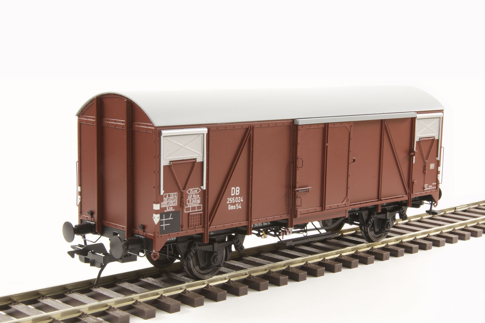 Güterwagen Gms54 (PVC-Dach), DB, Ep.3, Nr. 255 024